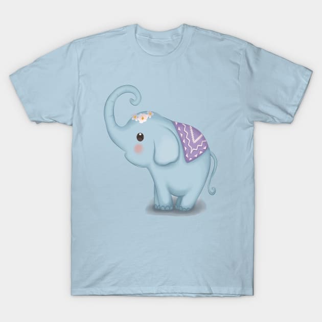 Elephant Animals Short sleeve T-Shirt T-Shirt by Magic0